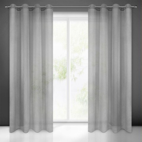 Firanka gotowa REBECCA 140x250 cm kolor stalowy Firanka gotowa REBECCA 140x250 cm kolor stalowy