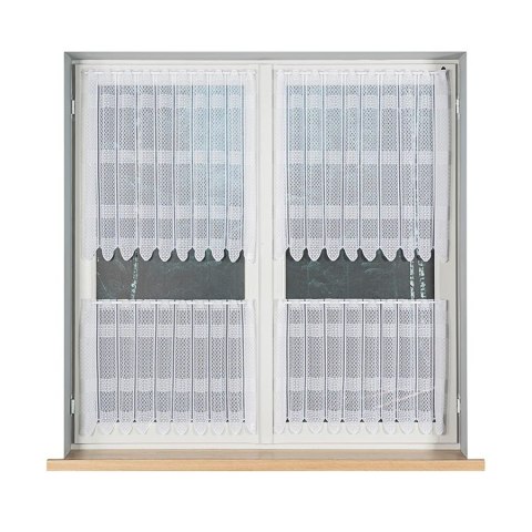 Zazdrostka żakardowa panelowa ze wzorem po całości, wysokość 50cm, kolor 001 biały 355880/000/001/000050/1 Zazdrostka żakardowa panelowa ze wzorem po całości, wysokość 50cm, kolor 001 biały 355880/000/001/000050/1