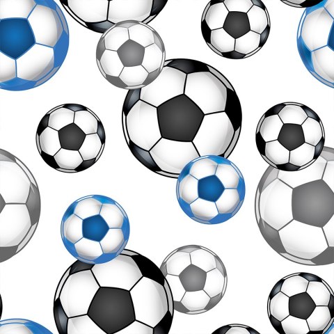 FUTBOL Tkanina dekoracyjna OXFORD, 140cm, kolor 001 niebieski D00051/OXF/001/140000/1