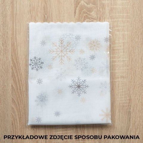 MROZIK Zazdrostka woalowa, WOAL, szerokość 100 x wysokość 40cm, kolor 001 srebrno-złoty PBN007/ZAZ/001/100040/1 MROZIK Zazdrostka woalowa, WOAL, szerokość 100 x wysokość 40cm, kolor 001 srebrno-złoty PBN007/ZAZ/001/100040/1