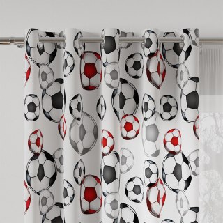 FUTBOL Tkanina dekoracyjna OXFORD, 140cm, kolor 002 czerwony D00051/OXF/002/140000/1