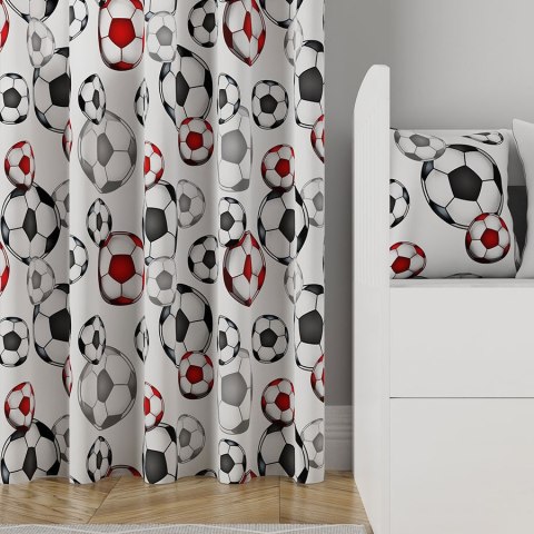 FUTBOL Tkanina dekoracyjna OXFORD, 140cm, kolor 002 czerwony D00051/OXF/002/140000/1 FUTBOL Tkanina dekoracyjna OXFORD, 140cm, kolor 002 czerwony D00051/OXF/002/140000/1