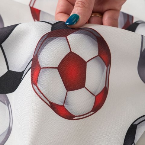 FUTBOL Tkanina dekoracyjna OXFORD, 140cm, kolor 002 czerwony D00051/OXF/002/140000/1 FUTBOL Tkanina dekoracyjna OXFORD, 140cm, kolor 002 czerwony D00051/OXF/002/140000/1