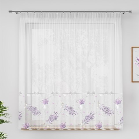 LAWANDULA Firanka z ołowianką WOAL PREMIUM, wysokość 157cm, kolor 002 srebrny D00062/WOP/002/000157/1 LAWANDULA Firanka z ołowianką WOAL PREMIUM, wysokość 157cm, kolor 002 srebrny D00062/WOP/002/000157/1