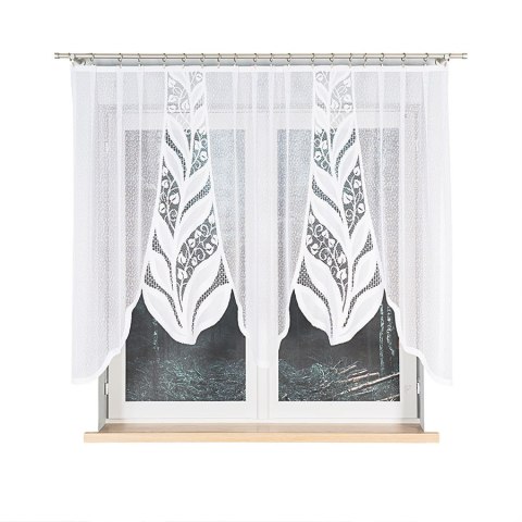 Firanka gotowa żakardowa MELANIA 140x250 cm kolor biały Firanka gotowa żakardowa MELANIA 140x250 cm kolor biały