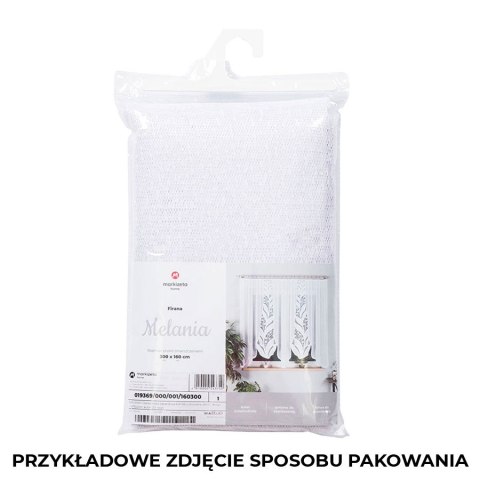 Firanka gotowa żakardowa MELANIA 140x250 cm kolor biały Firanka gotowa żakardowa MELANIA 140x250 cm kolor biały