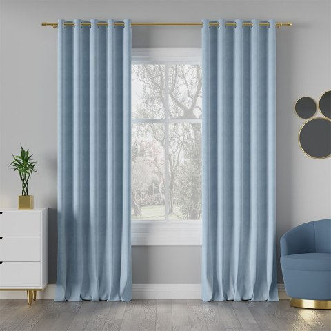 Tkanina dekoracyjna MILAS wysokość 290 cm kolor baby blue Tkanina dekoracyjna MILAS wysokość 290 cm kolor baby blue