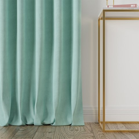 Tkanina dekoracyjna MILAS wysokość 290 cm kolor miętowy