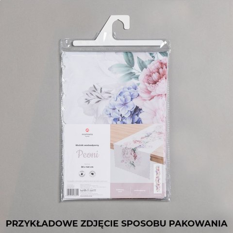 PEONI Bieżnik wodoodporny, 38x160cm, kolor 001 P00070/KSP/C01/038160/1 PEONI Bieżnik wodoodporny, 38x160cm, kolor 001 P00070/KSP/C01/038160/1