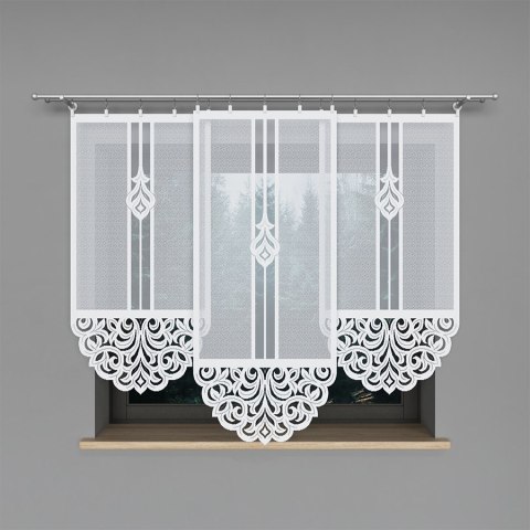 Panel żakardowy gotowy ZURIEL 120x60 cm kolor biały Panel żakardowy gotowy ZURIEL 120x60 cm kolor biały