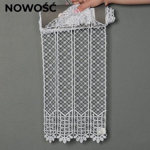 Zazdrostka gipiurowa panelowa 004421 wysokość 45 cm kolor biały Zazdrostka gipiurowa panelowa 004421 wysokość 45 cm kolor biały