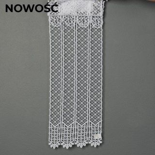 Zazdrostka gipiurowa panelowa 006090 wysokość 75 cm kolor biały
