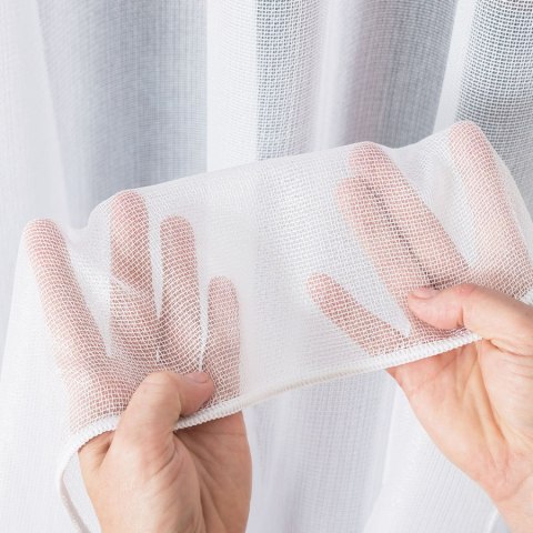Firanka fantazyjna z ołowianką, wysokość 250cm, kolor 001 biały z błyskiem 000639/OLO/001/000250/1 Firanka fantazyjna z ołowianką, wysokość 250cm, kolor 001 biały z błyskiem 000639/OLO/001/000250/1