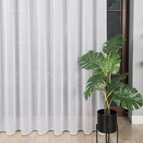 Firanka fantazyjna z ołowianką, wysokość 250cm, kolor 001 biały z błyskiem 000639/OLO/001/000250/1 Firanka fantazyjna z ołowianką, wysokość 250cm, kolor 001 biały z błyskiem 000639/OLO/001/000250/1