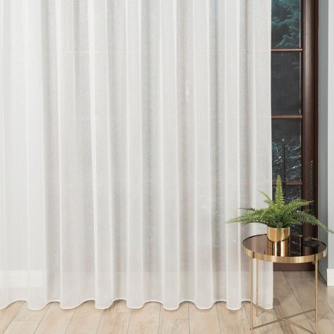 Firanka fantazyjna z ołowianką, wysokość 330cm, kolor 111 offwhite z błyskiem 000639/OLO/111/000330/1 Firanka fantazyjna z ołowianką, wysokość 330cm, kolor 111 offwhite z błyskiem 000639/OLO/111/000330/1