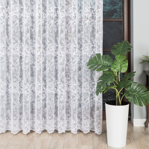 Firanka żakardowa ze wzorem po całości, wysokość 330cm, kolor 001 biały 059029/000/001/000330/1 Firanka żakardowa ze wzorem po całości, wysokość 330cm, kolor 001 biały 059029/000/001/000330/1