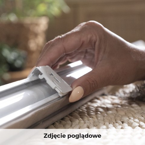 Milas, roleta rzymska, szerokość 140 cm x wysokość 170cm, kolor 042 ciepły beż MILAS0/RZY/042/140170/1