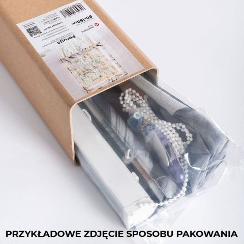 Milas, roleta rzymska, szerokość 140 cm x wysokość 170cm, kolor 792 chłodny szary MILAS0/RZY/792/140170/1