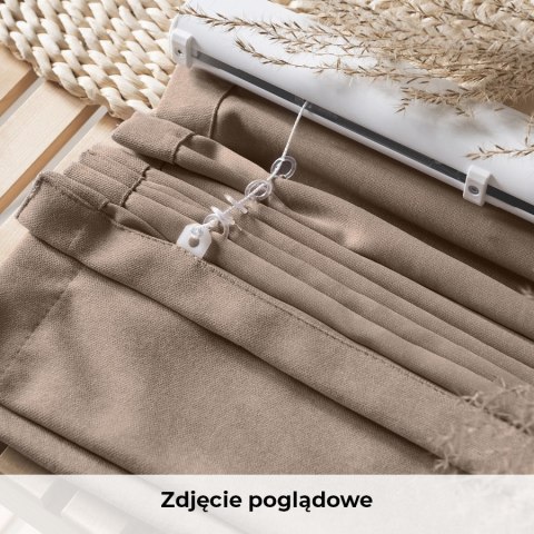 Velvi, roleta rzymska, szerokość 180 cm x wysokość 170cm, kolor 021 pastelowy jasny szary VELVI0/RZY/021/180170/1