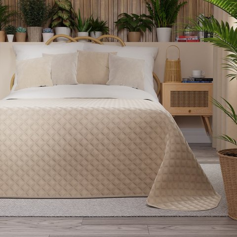VELVI Narzuta dekoracyjna, rozmiar 170x210cm, kolor 003 jasny beżowy VELVI0/NAP/003/170210/1 VELVI Narzuta dekoracyjna, rozmiar 170x210cm, kolor 003 jasny beżowy VELVI0/NAP/003/170210/1