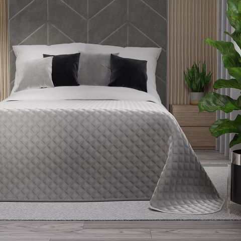 VELVI Narzuta dekoracyjna, rozmiar 170x210cm, kolor 020 szary VELVI0/NAP/020/170210/1 VELVI Narzuta dekoracyjna, rozmiar 170x210cm, kolor 020 szary VELVI0/NAP/020/170210/1