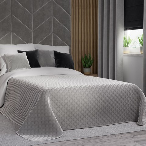 VELVI Narzuta dekoracyjna, rozmiar 170x210cm, kolor 020 szary VELVI0/NAP/020/170210/1 VELVI Narzuta dekoracyjna, rozmiar 170x210cm, kolor 020 szary VELVI0/NAP/020/170210/1