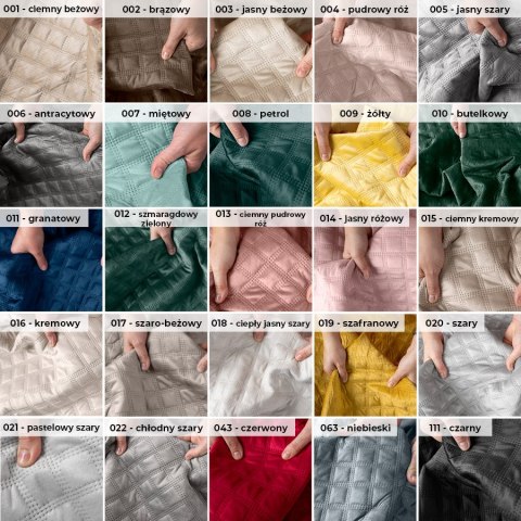 VELVI Narzuta dekoracyjna, rozmiar 170x210cm, kolor 020 szary VELVI0/NAP/020/170210/1 VELVI Narzuta dekoracyjna, rozmiar 170x210cm, kolor 020 szary VELVI0/NAP/020/170210/1
