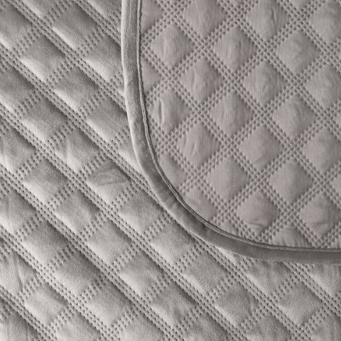 VELVI Narzuta dekoracyjna, rozmiar 170x210cm, kolor 022 chłodny szary VELVI0/NAP/022/170210/1 VELVI Narzuta dekoracyjna, rozmiar 170x210cm, kolor 022 chłodny szary VELVI0/NAP/022/170210/1