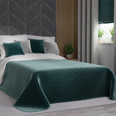 VELVI Narzuta dekoracyjna, rozmiar 220x240cm, kolor 008 ciemny turkusowy; petrol VELVI0/NAP/008/220240/1 VELVI Narzuta dekoracyjna, rozmiar 220x240cm, kolor 008 ciemny turkusowy; petrol VELVI0/NAP/008/220240/1