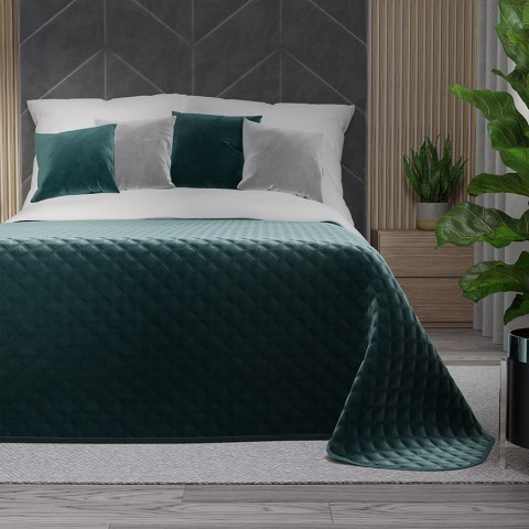 VELVI Narzuta dekoracyjna, rozmiar 220x240cm, kolor 008 ciemny turkusowy; petrol VELVI0/NAP/008/220240/1 VELVI Narzuta dekoracyjna, rozmiar 220x240cm, kolor 008 ciemny turkusowy; petrol VELVI0/NAP/008/220240/1