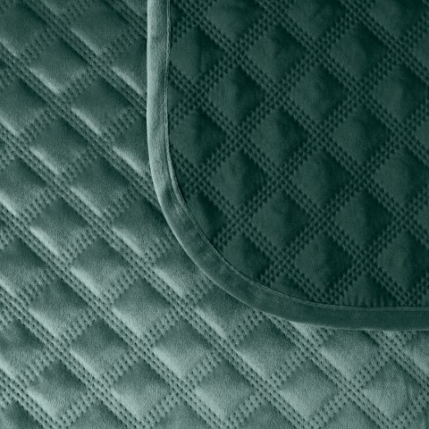 VELVI Narzuta dekoracyjna, rozmiar 220x240cm, kolor 012 szmaragdowy zielony VELVI0/NAP/012/220240/1 VELVI Narzuta dekoracyjna, rozmiar 220x240cm, kolor 012 szmaragdowy zielony VELVI0/NAP/012/220240/1
