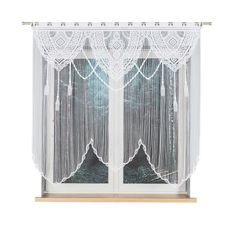 LUNAR Makrama żakardowa gotowa, szerokość 160 x wysokość 160cm, kolor 001 biały 001470/PBL/001/160160/1 LUNAR Makrama żakardowa gotowa, szerokość 160 x wysokość 160cm, kolor 001 biały 001470/PBL/001/160160/1