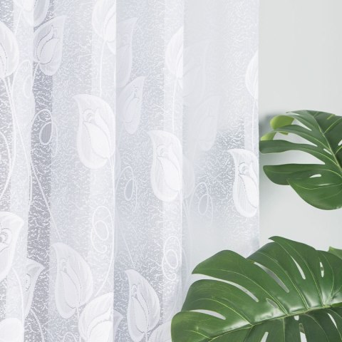 NORA Firanka żakardowa odpasowana, szerokość 400 x wysokość 130cm, kolor 001 biały 023097/FOL/001/000132/1 NORA Firanka żakardowa odpasowana, szerokość 400 x wysokość 130cm, kolor 001 biały 023097/FOL/001/000132/1