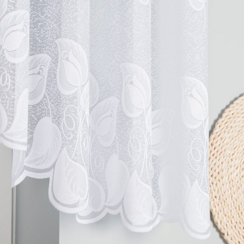 NORA Firanka żakardowa odpasowana, szerokość 400 x wysokość 90cm, kolor 001 biały 023097/FOL/001/000092/1 NORA Firanka żakardowa odpasowana, szerokość 400 x wysokość 90cm, kolor 001 biały 023097/FOL/001/000092/1