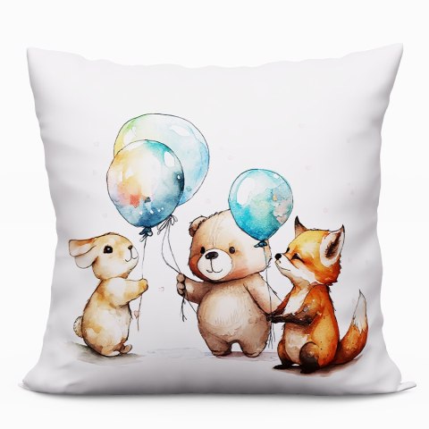 ZWIERZACZKI Poduszka z wypełnieniem silikonowym, MICROFIBRA, 40x40cm, kolor 001 biały T00005/SIL/001/040040/1 ZWIERZACZKI Poduszka z wypełnieniem silikonowym, MICROFIBRA, 40x40cm, kolor 001 biały T00005/SIL/001/040040/1