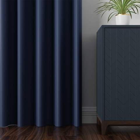 DONA Tkanina dekoracyjna typu blackout, wysokość 280cm, kolor 106 ciemny niebieski TD0015/TDP/106/000280/1 DONA Tkanina dekoracyjna typu blackout, wysokość 280cm, kolor 106 ciemny niebieski TD0015/TDP/106/000280/1