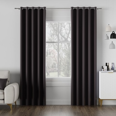 DONA Tkanina dekoracyjna typu blackout, wysokość 280cm, kolor 144 ciemny chłodny brązowy TD0015/TDP/144/000280/1 DONA Tkanina dekoracyjna typu blackout, wysokość 280cm, kolor 144 ciemny chłodny brązowy TD0015/TDP/144/000280/1