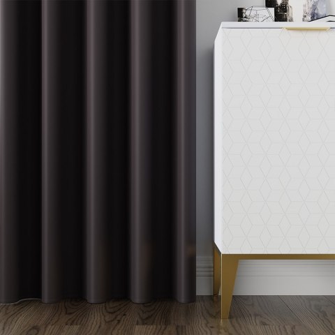 DONA Tkanina dekoracyjna typu blackout, wysokość 280cm, kolor 144 ciemny chłodny brązowy TD0015/TDP/144/000280/1 DONA Tkanina dekoracyjna typu blackout, wysokość 280cm, kolor 144 ciemny chłodny brązowy TD0015/TDP/144/000280/1