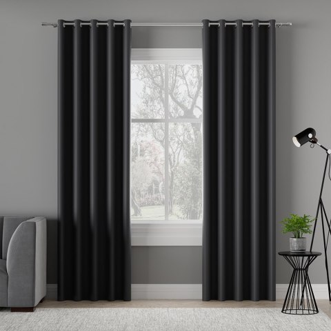 DONA Tkanina dekoracyjna typu blackout, wysokość 280cm, kolor 205 ciemny szary; antracytowy TD0015/TDP/205/000280/1 DONA Tkanina dekoracyjna typu blackout, wysokość 280cm, kolor 205 ciemny szary; antracytowy TD0015/TDP/205/000280/1