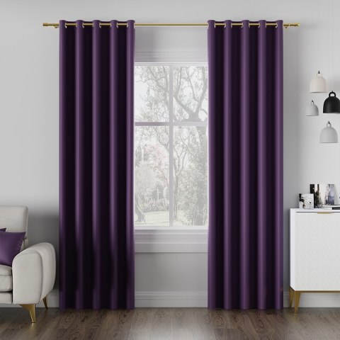 DONA Tkanina dekoracyjna typu blackout, wysokość 280cm, kolor 683 fioletowy TD0015/TDP/683/000280/1 DONA Tkanina dekoracyjna typu blackout, wysokość 280cm, kolor 683 fioletowy TD0015/TDP/683/000280/1