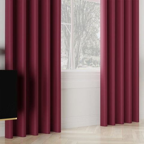 DONA Tkanina dekoracyjna typu blackout, wysokość 280cm, kolor 845 bordowy TD0015/TDP/845/000280/1 DONA Tkanina dekoracyjna typu blackout, wysokość 280cm, kolor 845 bordowy TD0015/TDP/845/000280/1