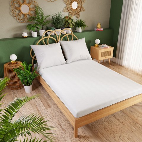 DREAMY PREMIUM Prześcieradło jersey z gumką, szerokość 180 x wysokość 200cm, kolor 001 biały 100033/JEG/001/180200/1 DREAMY PREMIUM Prześcieradło jersey z gumką, szerokość 180 x wysokość 200cm, kolor 001 biały 100033/JEG/001/180200/1