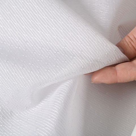 HARIET Firanka z ołowianką, wysokość 300cm, kolor 001 biały 030630/OLO/001/000300/1