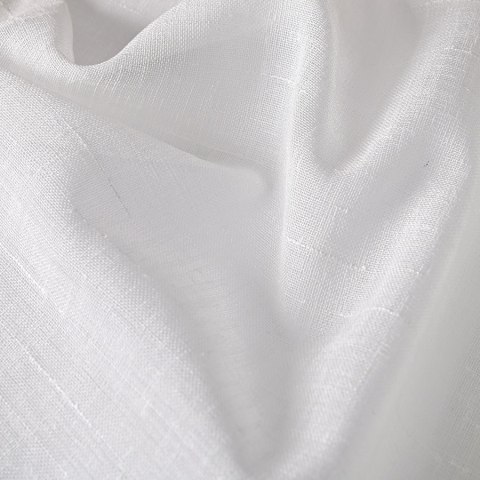 HELGA Firanka z ołowianką, wysokość 300cm, kolor 001 biały 152102/OLO/001/000300/1