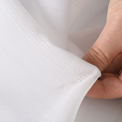 MADISON Firanka z ołowianką, wysokość 300cm, kolor 001 biały 030400/OLO/001/000300/1
