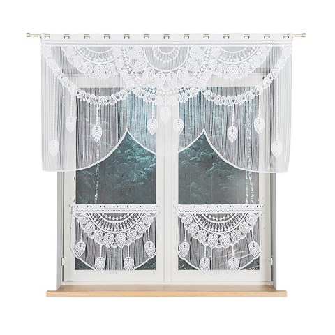 RANI Makrama żakardowa gotowa, szerokość 160 x wysokość 90cm, kolor 001 biały 001474/PBL/001/160090/1 RANI Makrama żakardowa gotowa, szerokość 160 x wysokość 90cm, kolor 001 biały 001474/PBL/001/160090/1