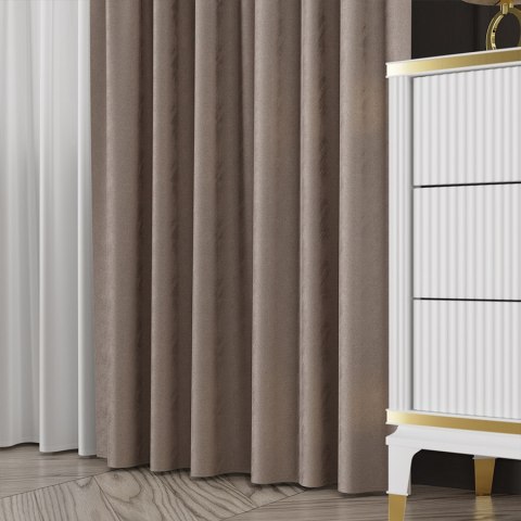 SYBILLA Tkanina dekoracyjna, wysokość 320cm, kolor 119 ciemny chłodny beżowy 065551/TDP/119/000320/1