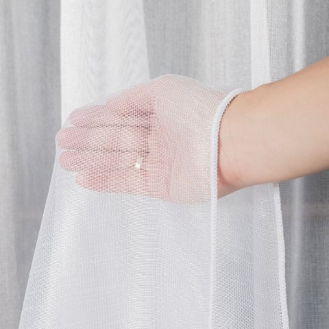 Firanka fantazyjna z ołowianką, wysokość 300cm, kolor 013 biały z neonową nitką 001733/OLO/013/000300/1 Firanka fantazyjna z ołowianką, wysokość 300cm, kolor 013 biały z neonową nitką 001733/OLO/013/000300/1