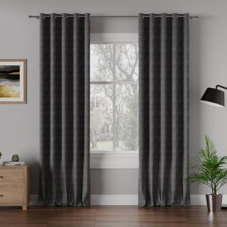 MILAS SOFT Tkanina dekoracyjna, wysokość 300cm, kolor 798 ciemny szary MILAS1/000/798/000300/1