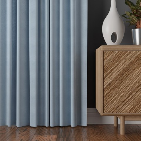 MILAS Zasłona gotowa na taśmie, szerokość 140 x wysokość 250cm, kolor 048 baby blue MILAS0/ZGT/048/140250/1